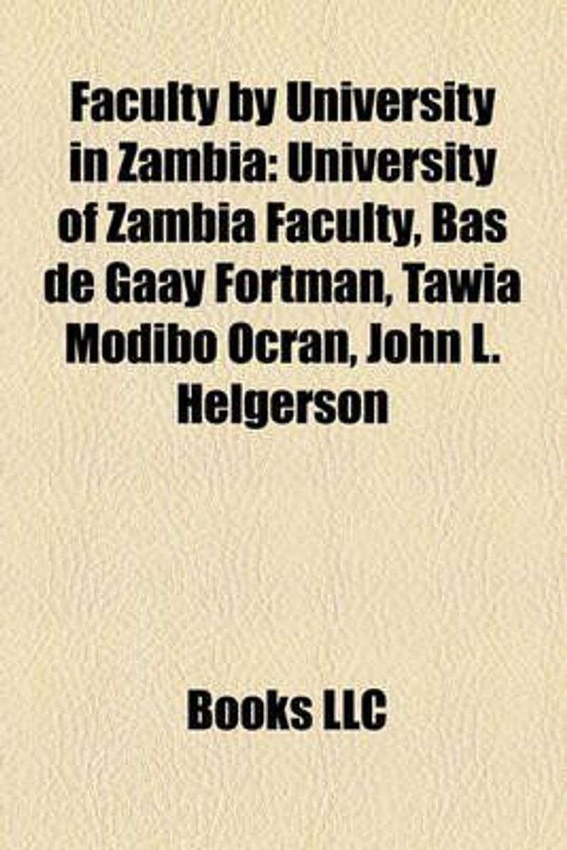 Faculty by University in Zambia